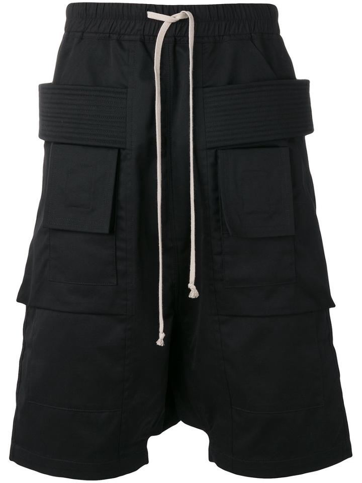 Rick Owens Drkshdw - Cargo Shorts - Men - Cotton - L, Black, Cotton
