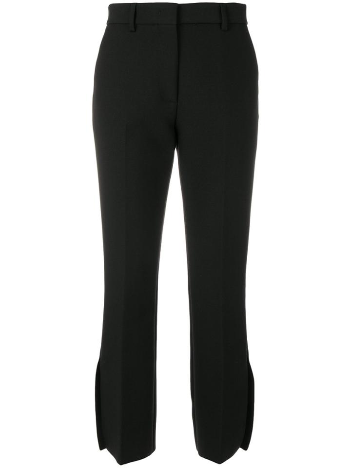 Msgm Slit Tailored Trousers - Black