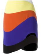 Mugler 'jupe' Skirt, Women's, Size: 40, Spandex/elastane/acetate/viscose/polyester