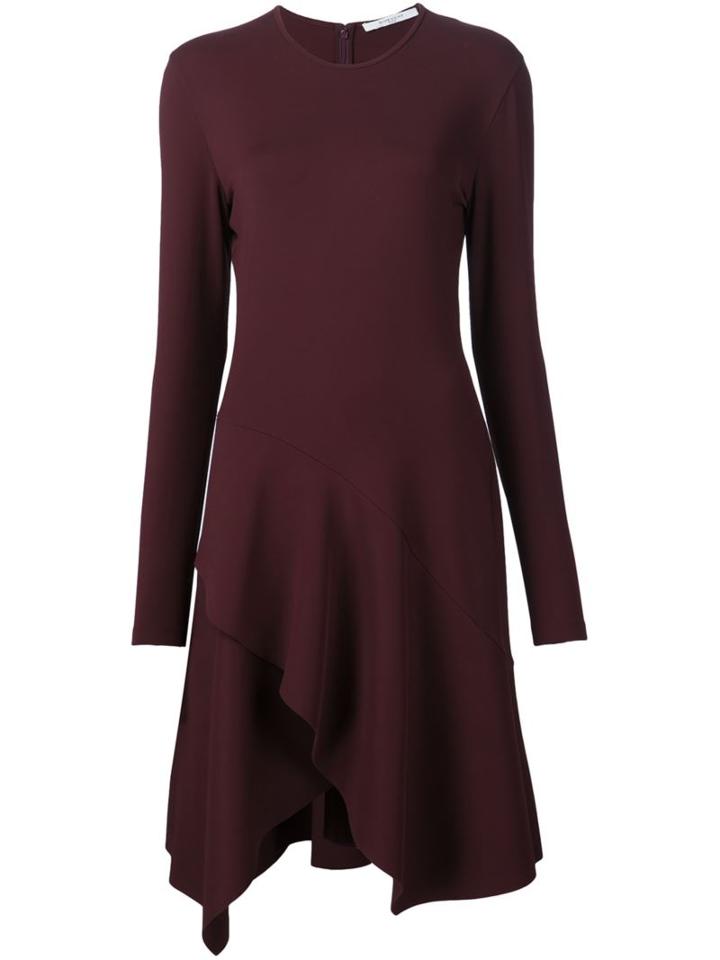 Givenchy Flared Cocktail Dress, Women's, Size: 40, Pink/purple, Silk/spandex/elastane/acetate/viscose