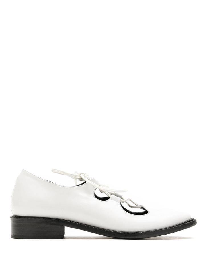 Reinaldo Lourenço Boneca Leather Shoes - White