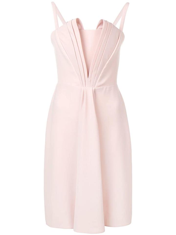 Emporio Armani Pleated Sculptural Dress - Pink