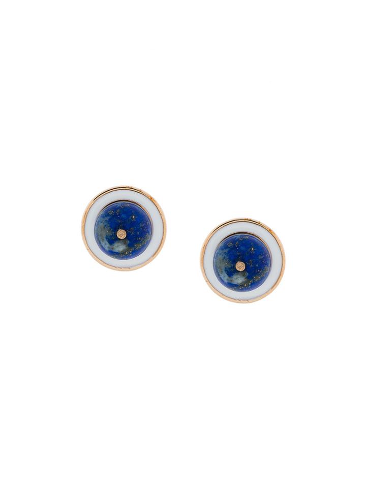 Uribe Raven Earrings - Metallic