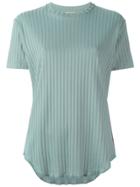 Romeo Gigli Vintage Ribbed T-shirt - Blue