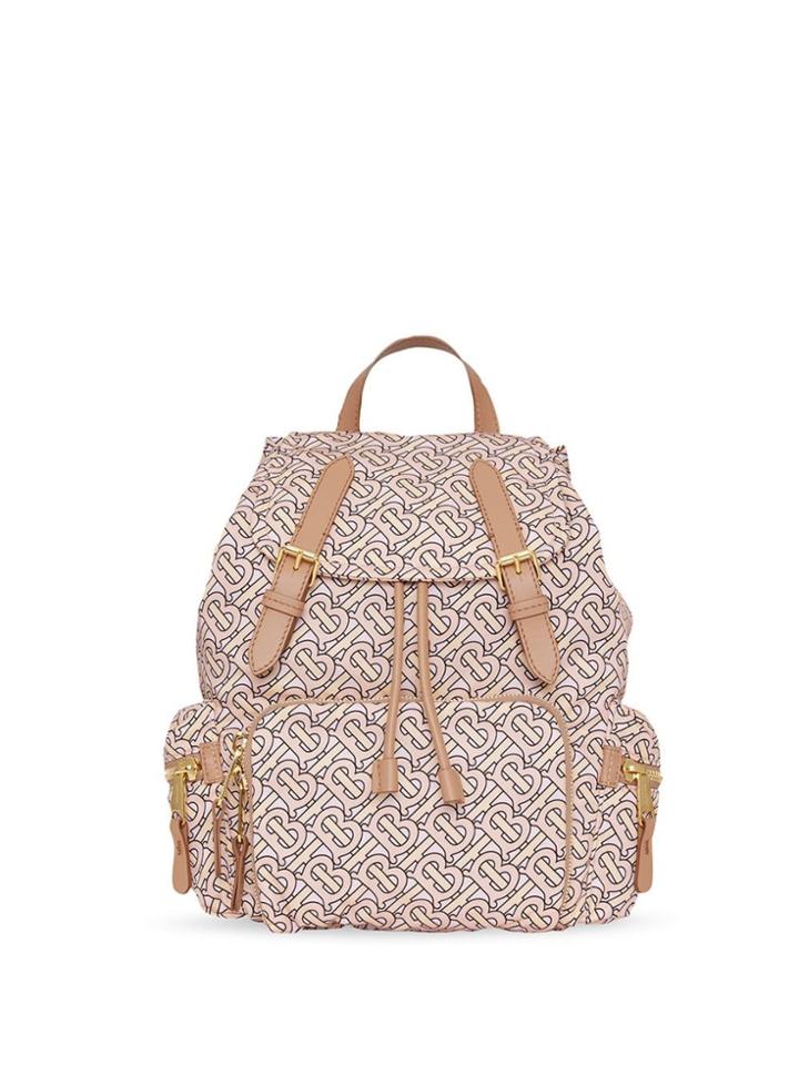 Burberry The Medium Rucksack In A Monogram Print - Neutrals