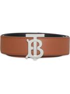 Burberry Reversible Monogram Motif Leather Belt - Brown