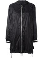 Twin-set Zipped Raincoat, Women's, Size: 46, Black, Polyamide