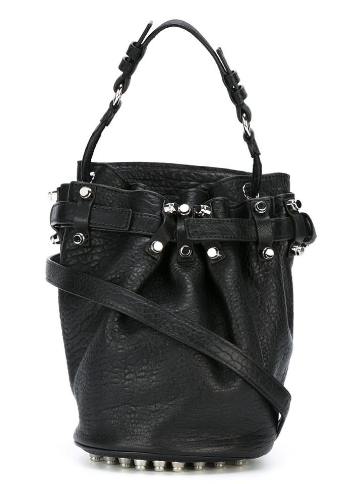 Alexander Wang Diego Bucket Crossbody Bag, Women's, Black, Leather