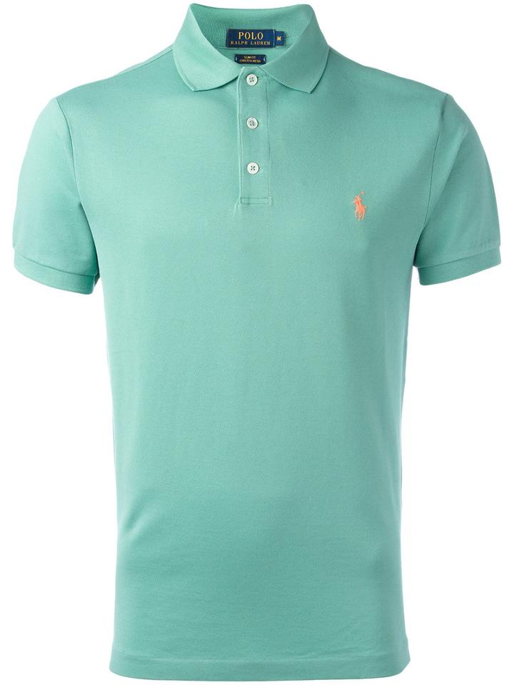 Polo Ralph Lauren - Logo Patch Polo Shirt - Men - Cotton/spandex/elastane - Xxl, Green, Cotton/spandex/elastane