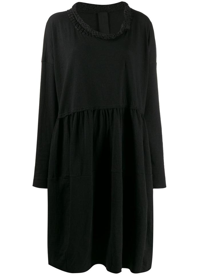 Rundholz Black Label Knitted Collar Jersey Dress