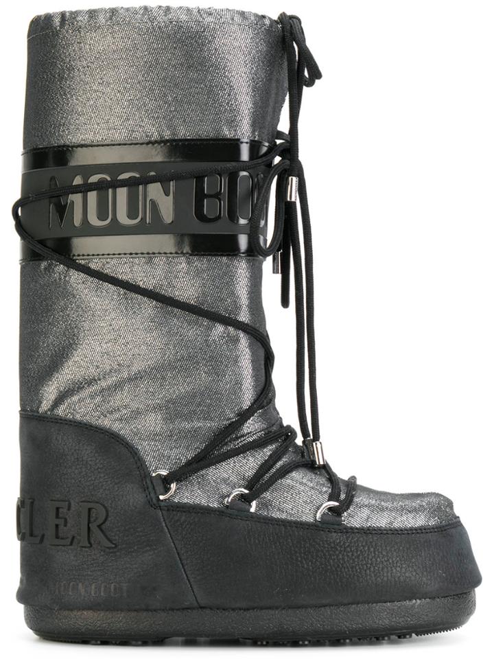Moncler Saturne Moon Boots - Black