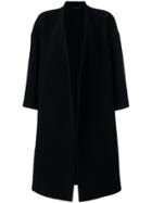 Ter Et Bantine Draped Fitted Coat - Black