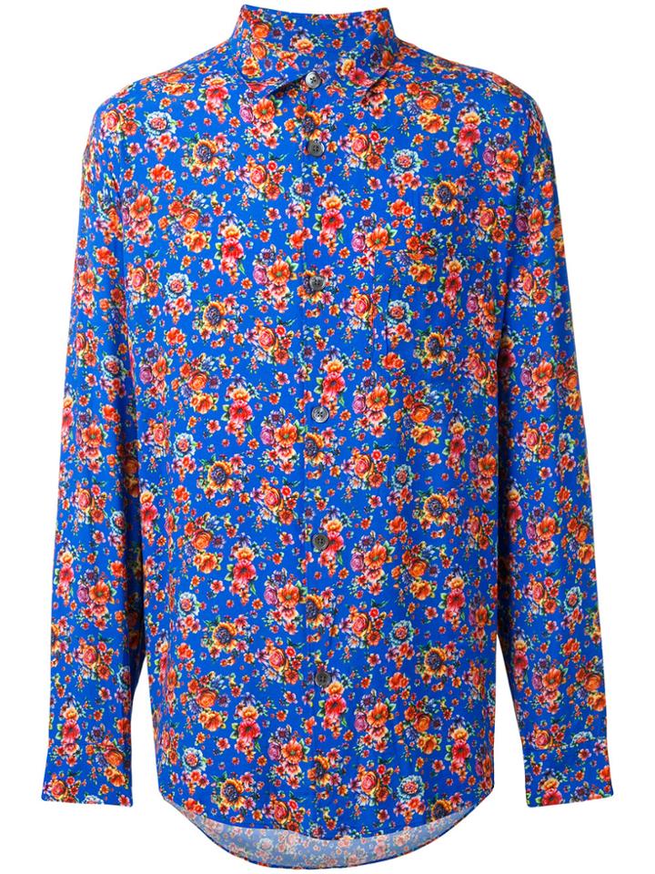 Our Legacy Floral Print Shirt - Blue