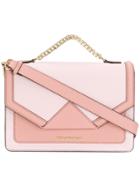 Karl Lagerfeld K/klassik Shoulder Bag - Pink & Purple