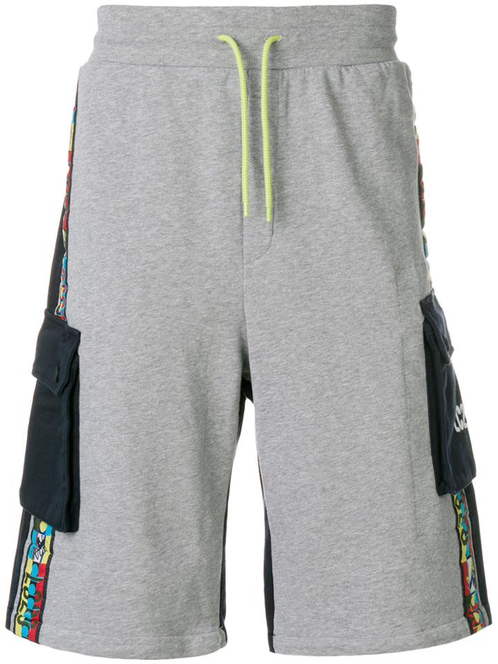 Diadora Cargo Track Shorts - Grey