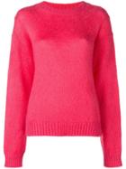 Prada Fuzzy Knit Sweater - Pink & Purple
