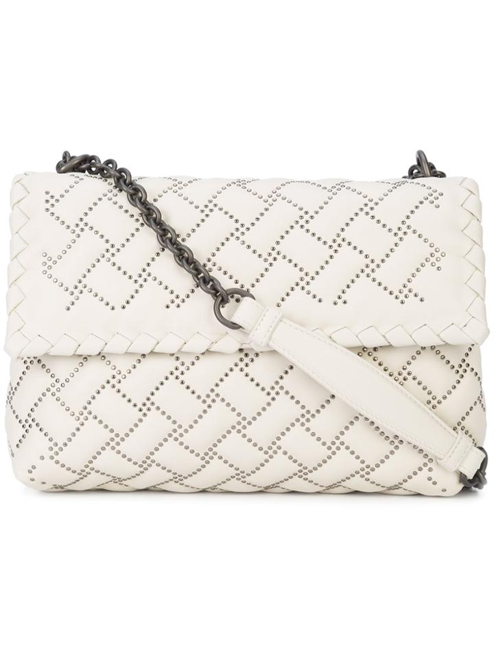 Bottega Veneta Small Olimpia Shoulder Bag - Grey