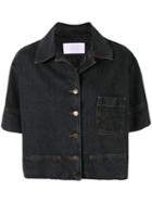 Tamuna Ingorokva Eleni Denim Shirt - Black