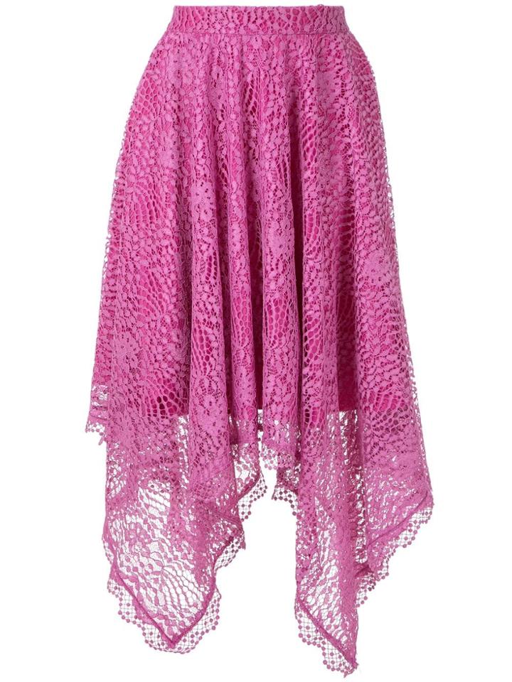 Olympiah Petale Uneven Midi Skirt - Pink