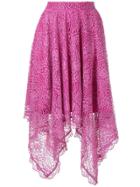 Olympiah Petale Uneven Midi Skirt - Pink