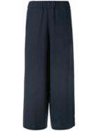 Water - Wide Leg Trousers - Women - Linen/flax - S, Blue, Linen/flax