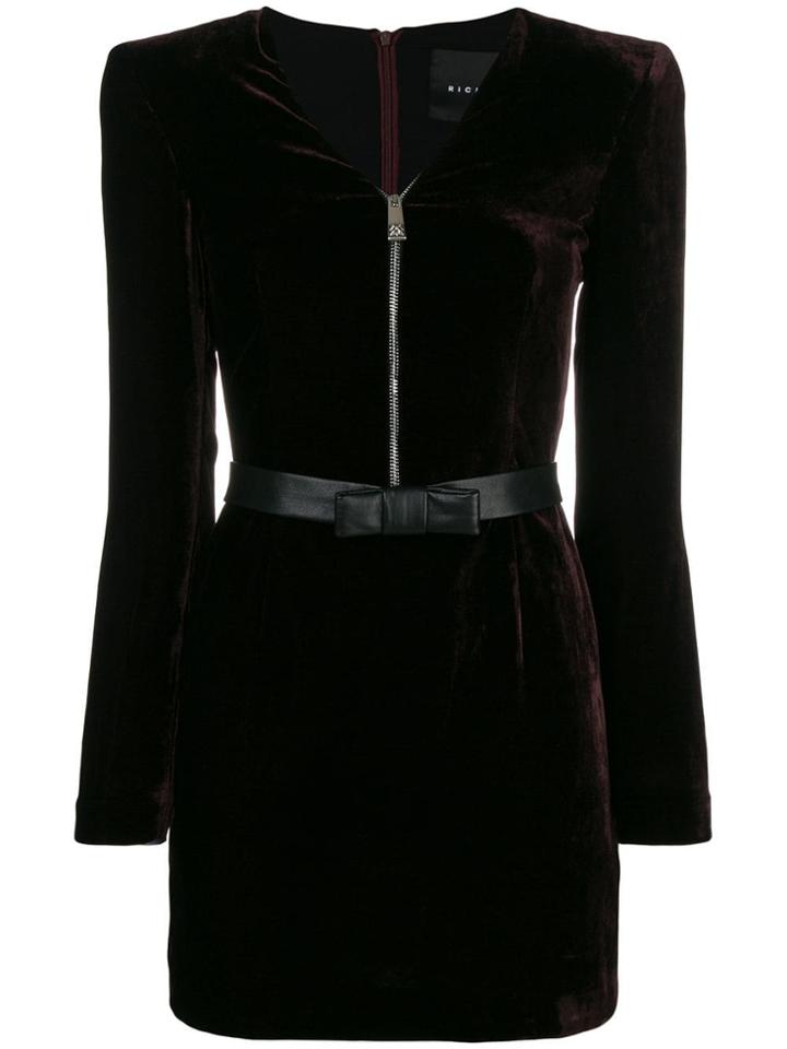 John Richmond John Richmond Rwa18113vecg Aubergine Synthetic->viscose