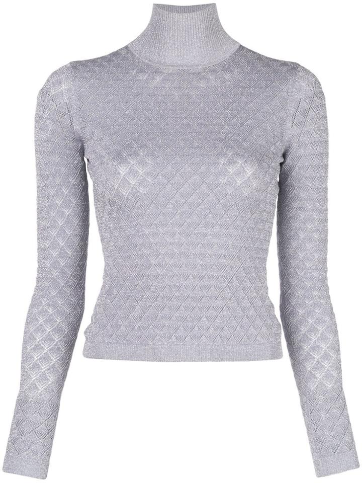 Cinq A Sept Lilette Turtleneck Jumper - Purple