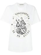 Christopher Kane St. Christopher T-shirt, Women's, Size: Small, White, Cotton