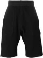 Damir Doma Elasticated Shorts, Men's, Size: Xl, Black, Cotton