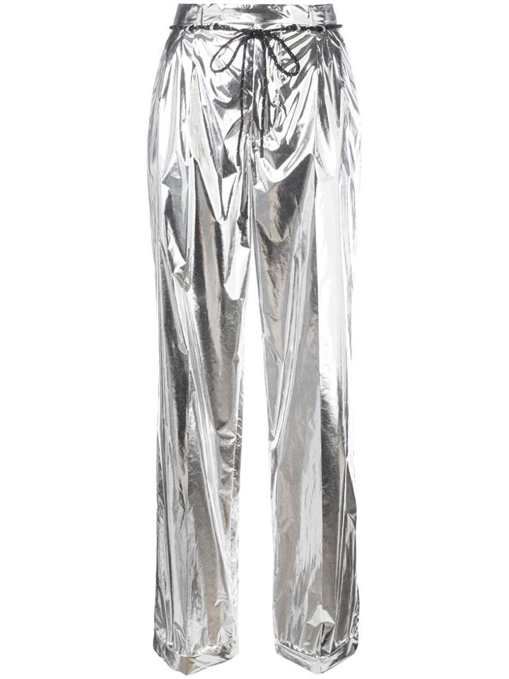 Maison Margiela Metallic Space Pants - Silver