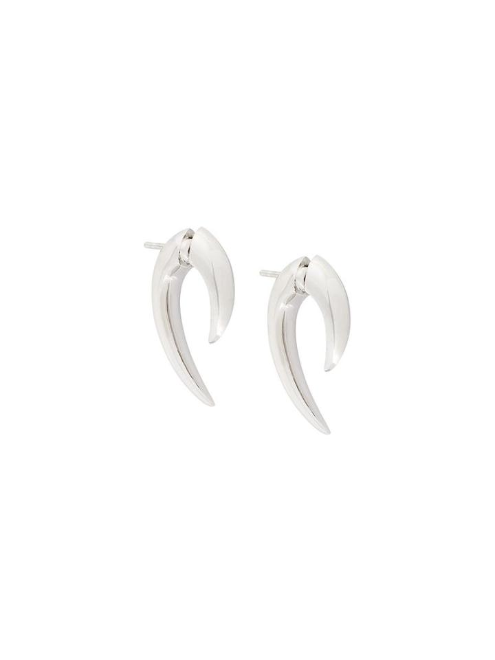 Shaun Leane 18kt White Gold 'talon' Earrings, Women's, Metallic