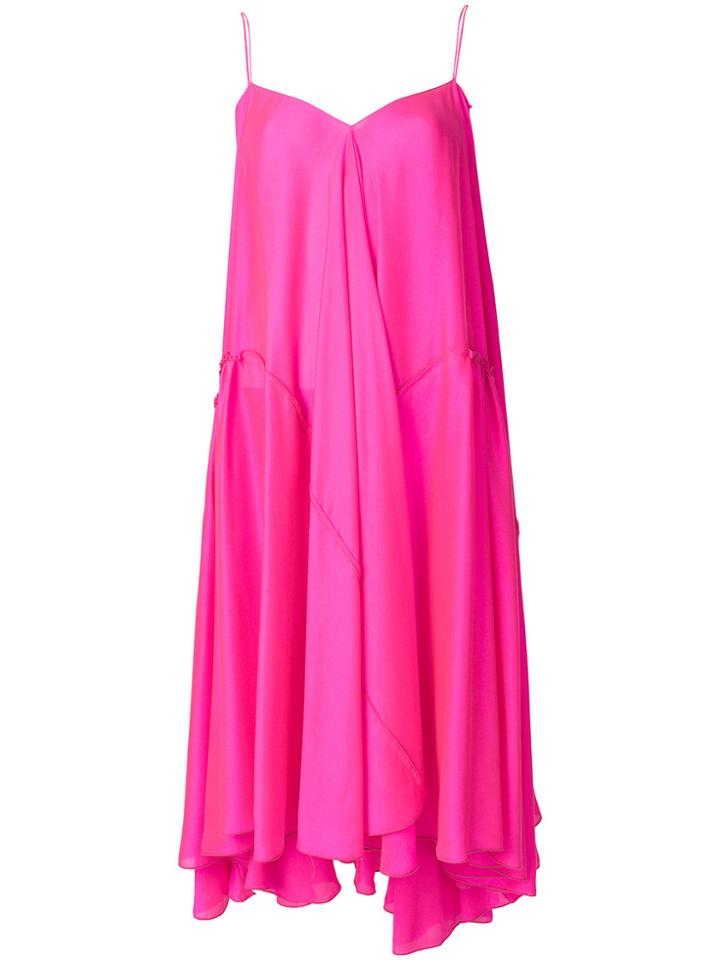 Maison Rabih Kayrouz Flared Midi Dress - Pink & Purple