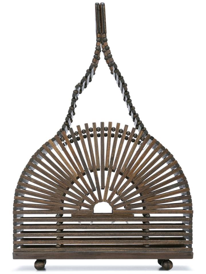 Cult Gaia Cupola Clutch - Brown