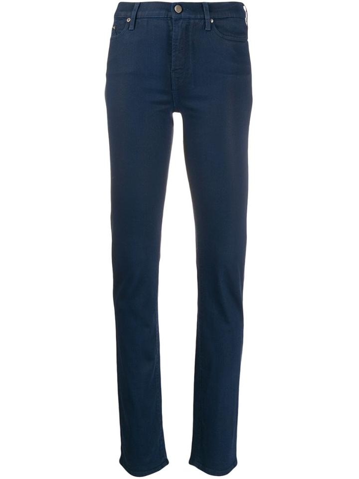 Karl Lagerfeld Denim Mid-rise Slim Fit Jeans - Blue