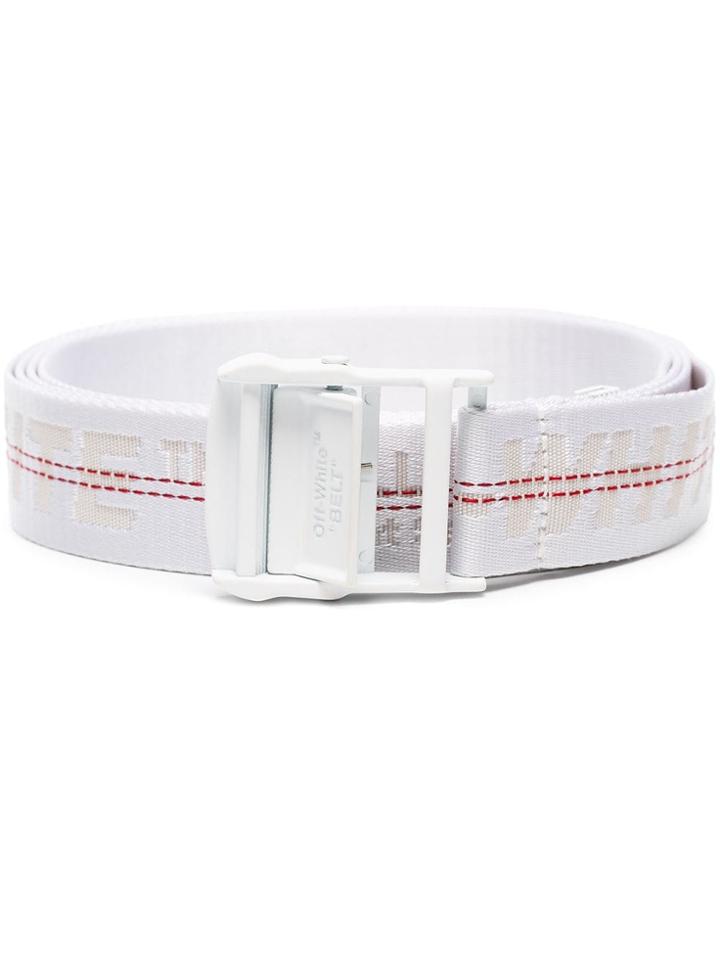 Off-white White Classic Industrial Logo Belt