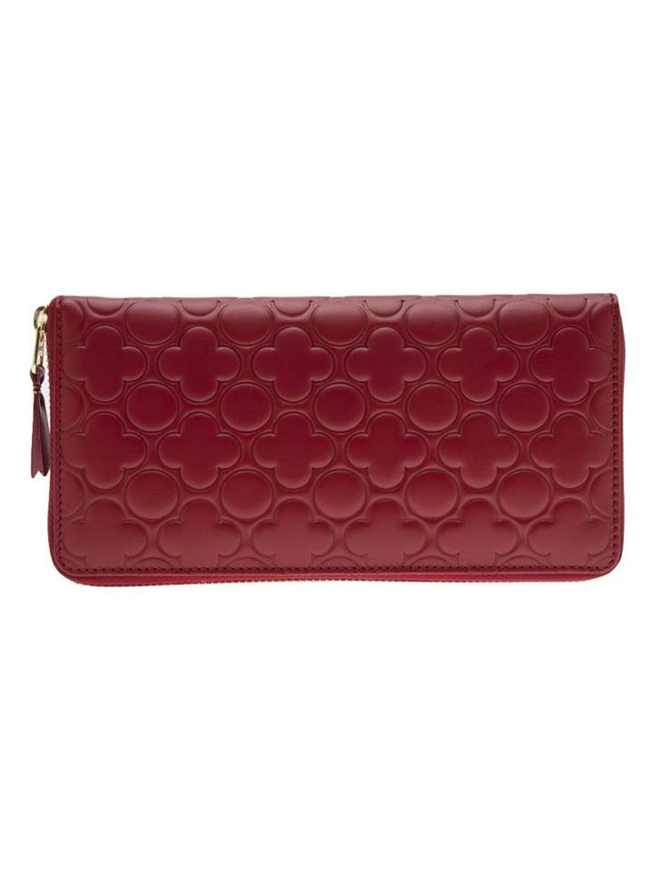 Comme Des Garçons Wallet 'colour Embossed B' Zip Wallet