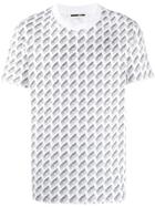 Mcq Alexander Mcqueen All Over Logo Print T-shirt - White