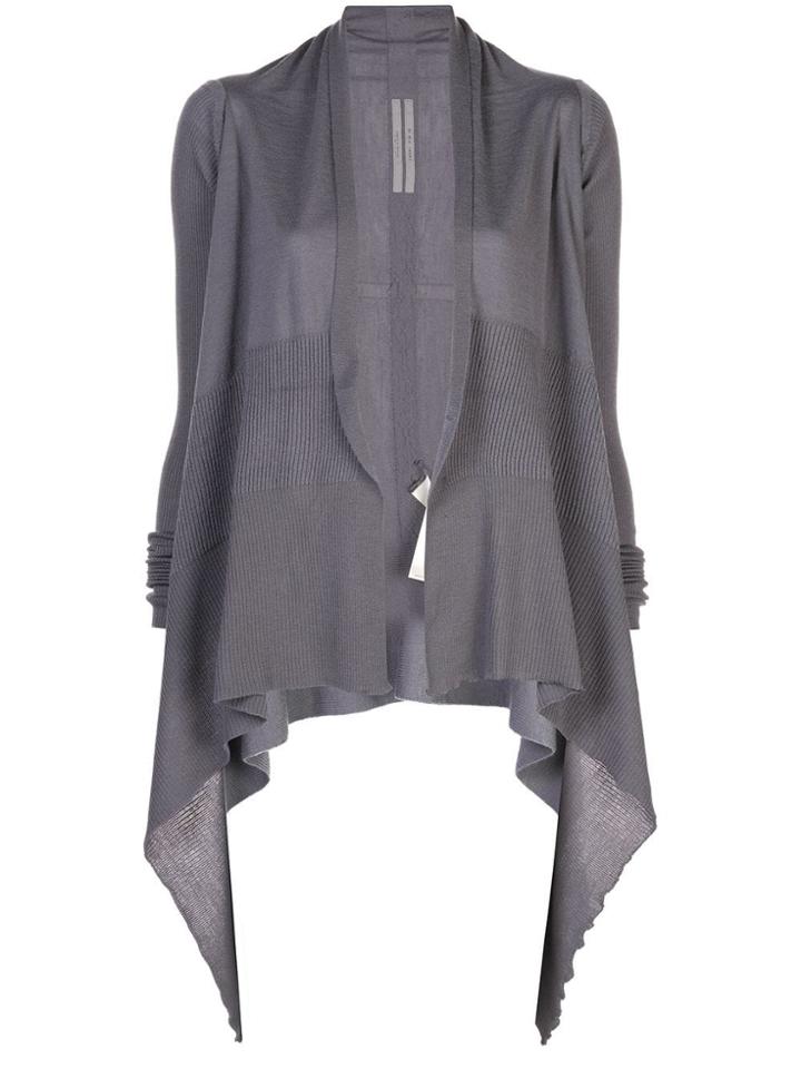 Rick Owens Fine Knit Cardigan - Grey