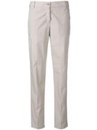 Emporio Armani Slim Fit Cropped Trousers - Grey