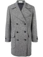 Faith Connexion Tweed Caban Coat, Men's, Size: Small, Black, Cotton/polyester/viscose/virgin Wool