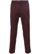 Pence Cropped Trousers - Red