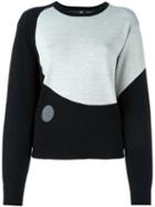 Ps By Paul Smith Colour Block Sweatshirt, Women's, Size: Medium, Grey, Wool