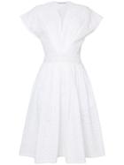 Ermanno Scervino V-neck Flared Dress - White