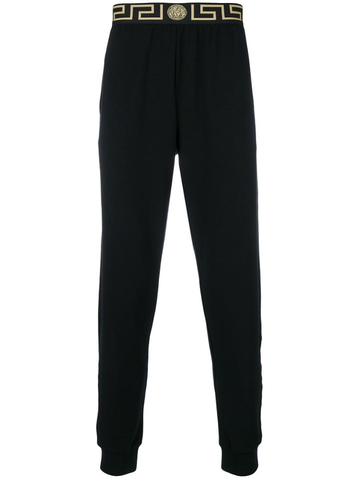 Versace Greca Track Pants - Black