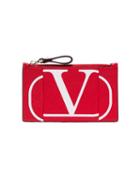 Valentino Red Logo Pouch
