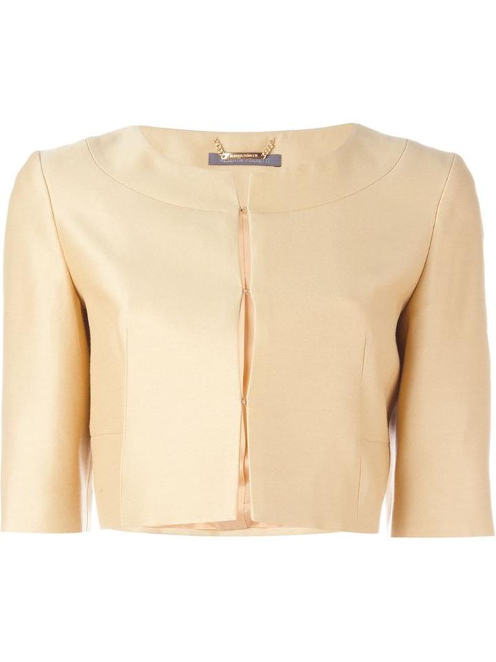 Alberta Ferretti Tailored Crop Jacket