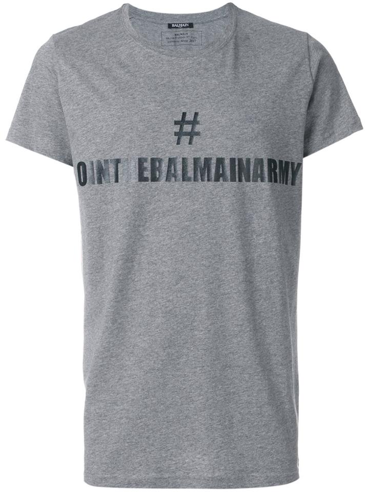 Balmain Army T-shirt - Grey
