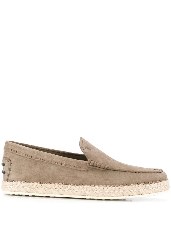 Tod's Mocassin Espadrilles - Neutrals