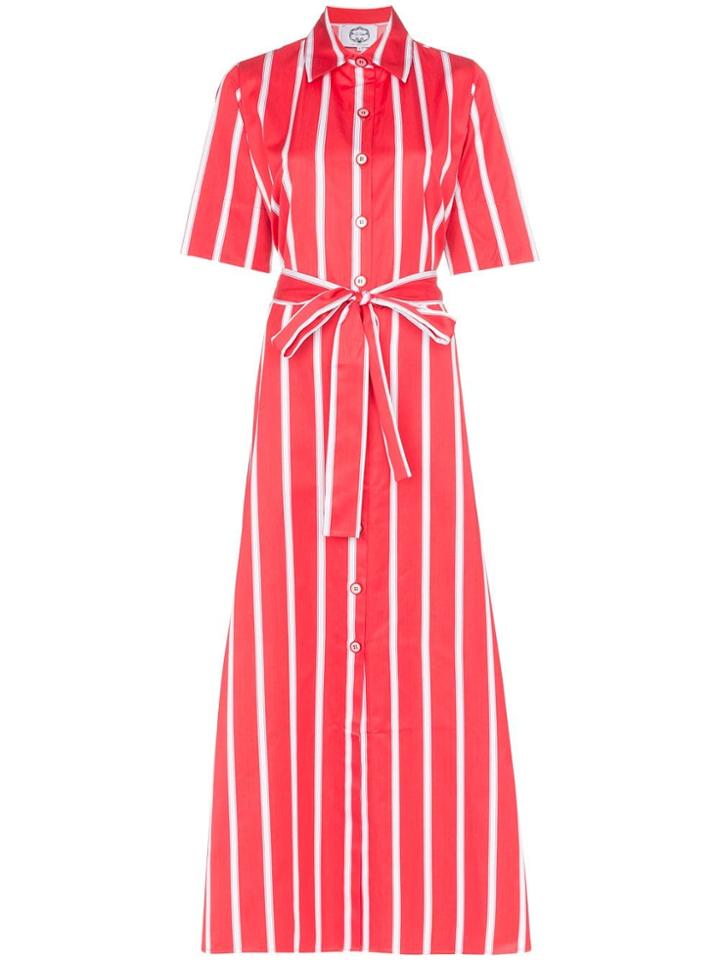 Evi Grintela Valerie Stripe Maxi-dress - Red