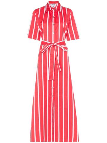 Evi Grintela Valerie Stripe Maxi-dress - Red